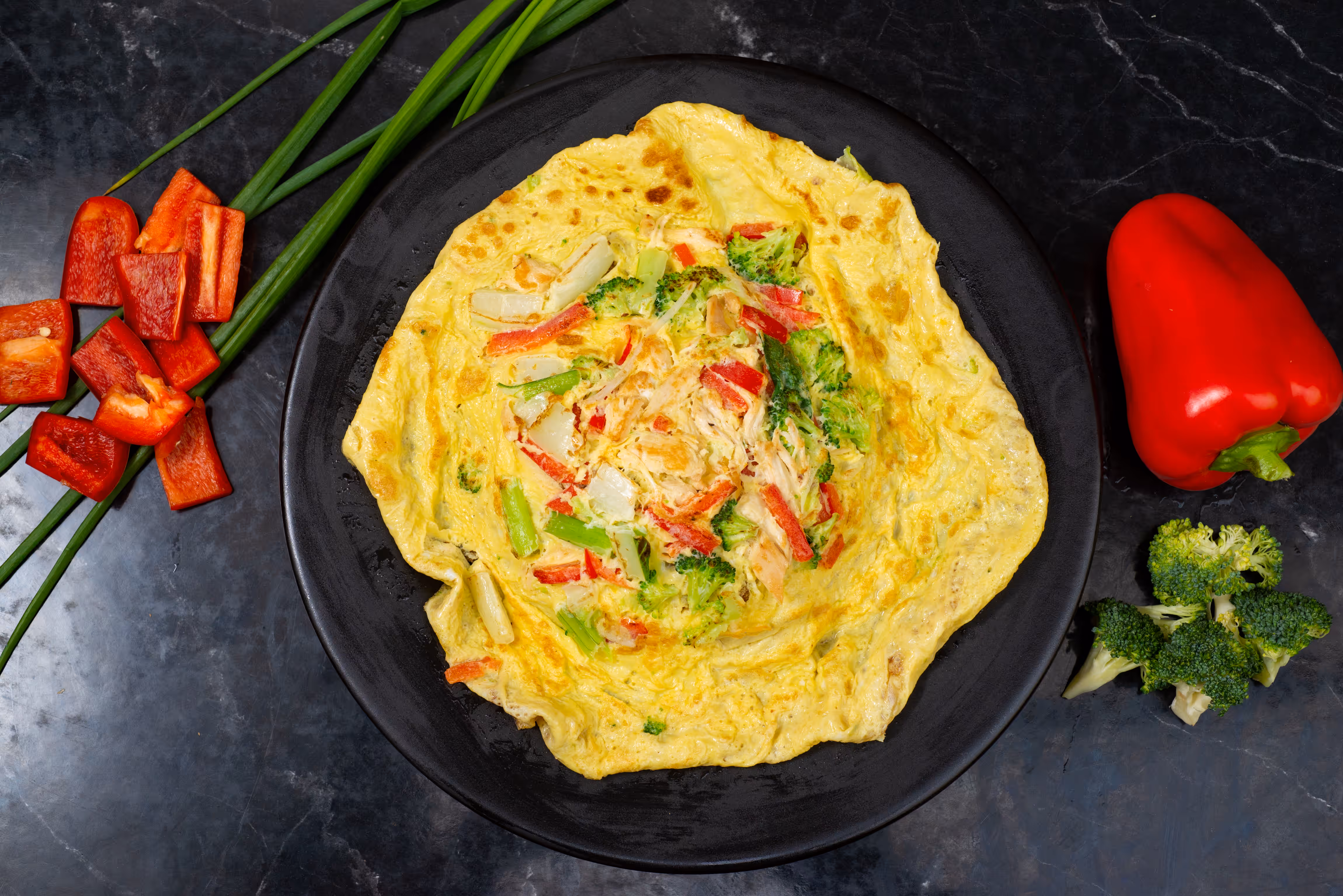Tortilla con Verduras
